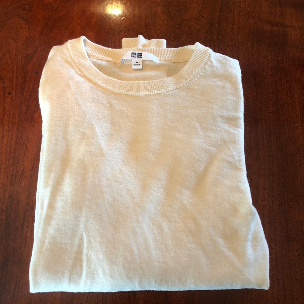 UNIQLO Cream sweater, never worn